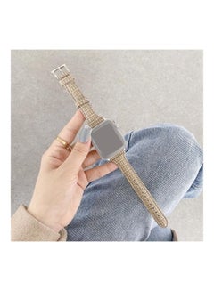 Watchband For Apple Watch Series 7 6 & SE & 5 & 4 3 & 2 & 1 Milk Coffee