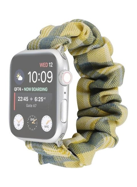 Watchband For Apple Watch Series 7 6 & SE & 5 & 4  3 & 2 & 1 Yellow/Blue