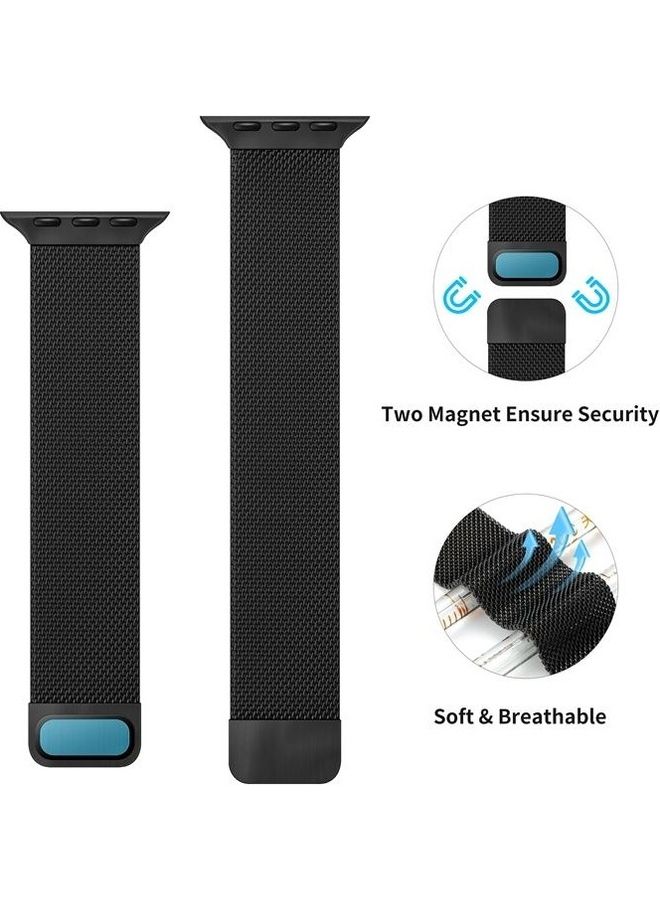 HuHa Watchband For Apple Watch Series 7 6 & SE & 5 & 4 3 & 2 & 1 Rose Gold - Image 4