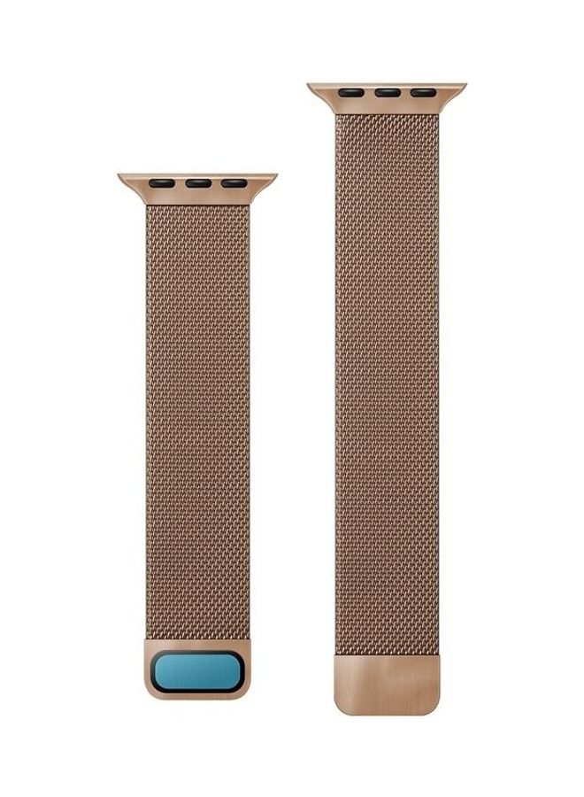 HuHa Watchband For Apple Watch Series 7 6 & SE & 5 & 4 3 & 2 & 1 Rose Gold - Image 2