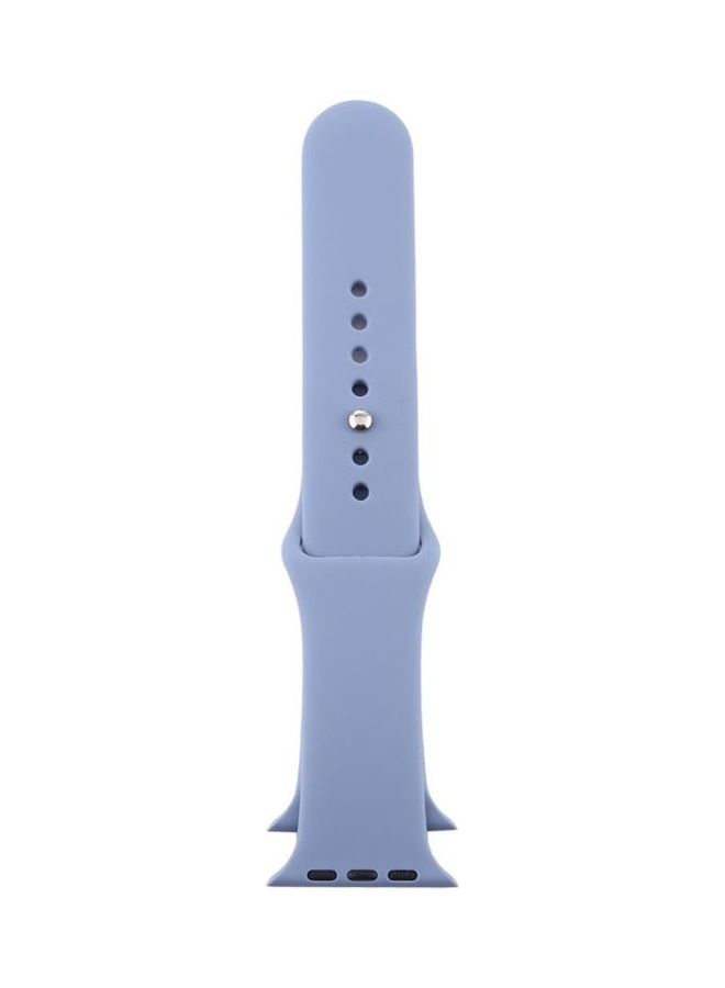HuHa - Sport Watchband For Apple Watch Series 7 45mm/6 & Se & 5 & 4 44mm/3 & 2 & 1 42mm Lavender Grey - Image 1