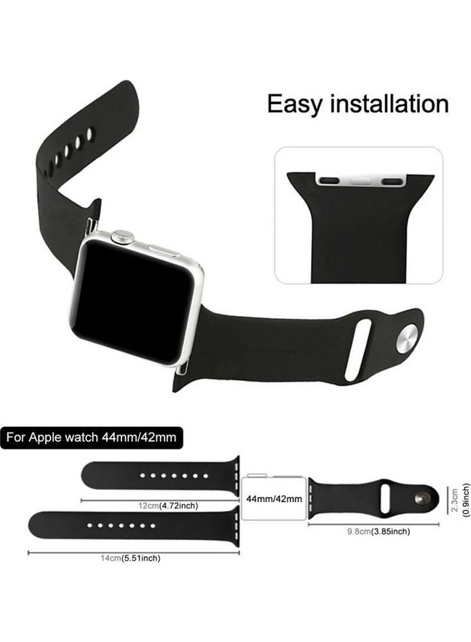 HuHa - Sport Watchband For Apple Watch Series 7 45mm/6 & Se & 5 & 4 44mm/3 & 2 & 1 42mm Lavender Grey - Image 1