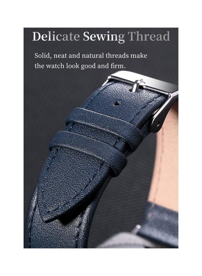 HuHa Ethnic Replacement Watchband For Apple Watch Series 1/2/3/4/5/6/7/SE 42/44/45mm Blue - Image 4