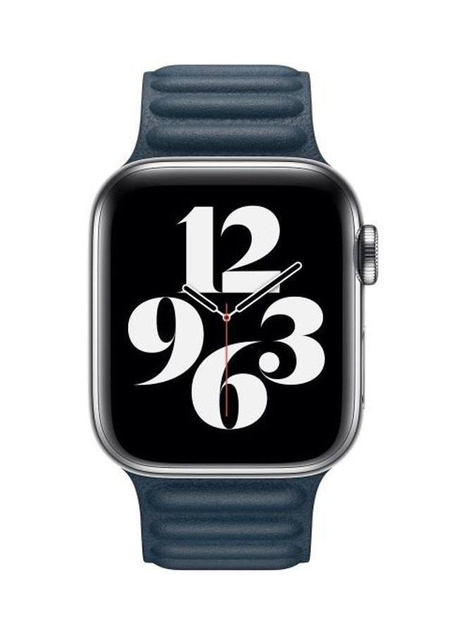 هوها سوار ساعة بديل بتصميم عرقي لسلسلة ساعات أبل 1/2/3/4/5/6/7/SE مقاس 38/40/41 مم أزرق - Image 3
