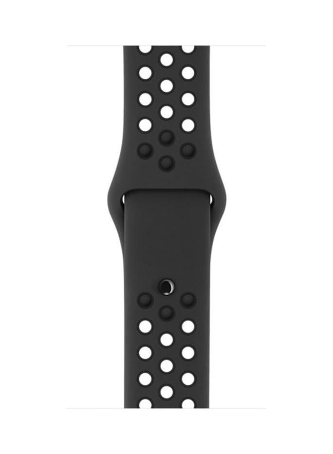 HuHa Sport Silicone Watchband Standard Edition For Apple Watch Series 7/6/SE/5/4/3/2/1 41/40/38mm Black - Image 3