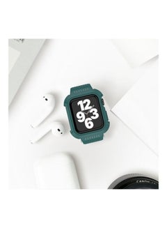 HuHa Fuel Injection Replacement Watchbands For Apple Watch Series 7 45mm/6 & SE & 5 & 4 44mm/3 & 2 & 1 42mm Dark Green  - Image 4