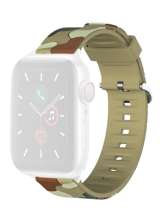 HuHa Silicone Replaceable Watch Strap For Apple Watch Series 7/6/SE/5/4/3/2/1 41/40/38mm Multicolour - Image 1