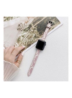 HuHa Replacement Watchband For Apple Watch Series 7 41Mm / 6 & Se & 5 & 4 40Mm / 3 & 2 & 1 38Mm Pink  - Image 1