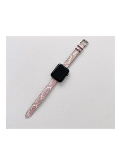 HuHa Replacement Watchband For Apple Watch Series 7 41Mm / 6 & Se & 5 & 4 40Mm / 3 & 2 & 1 38Mm Pink  - Image 2