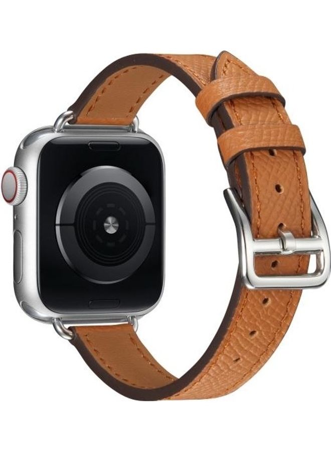 HuHa Ethnic Replacement Watchband For Apple Watch Series 1/2/3/4/5/6/7/SE 42-44-45mm Brown - Image 3