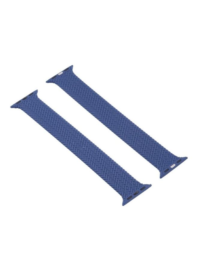 HuHa Ethnic Replacement Watchband For Apple Watch Series 1/2/3/4/5/6/7/SE 42/44/45mm Blue - Image 2