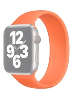 Replacement Watch Band For Apple Watch Series 7 45mm/6 & SE & 5 & 4 44mm/3 & 2 & 1 42mm Gold Orange