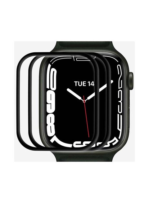 2-Piece Screen Protector For Apple Watch Series 7 45mm Clear