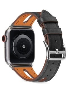 Ethnic Replacement Watchband For Apple Watch Series 1/2/3/4/5/6/7/SE 38/40/41mm Black
