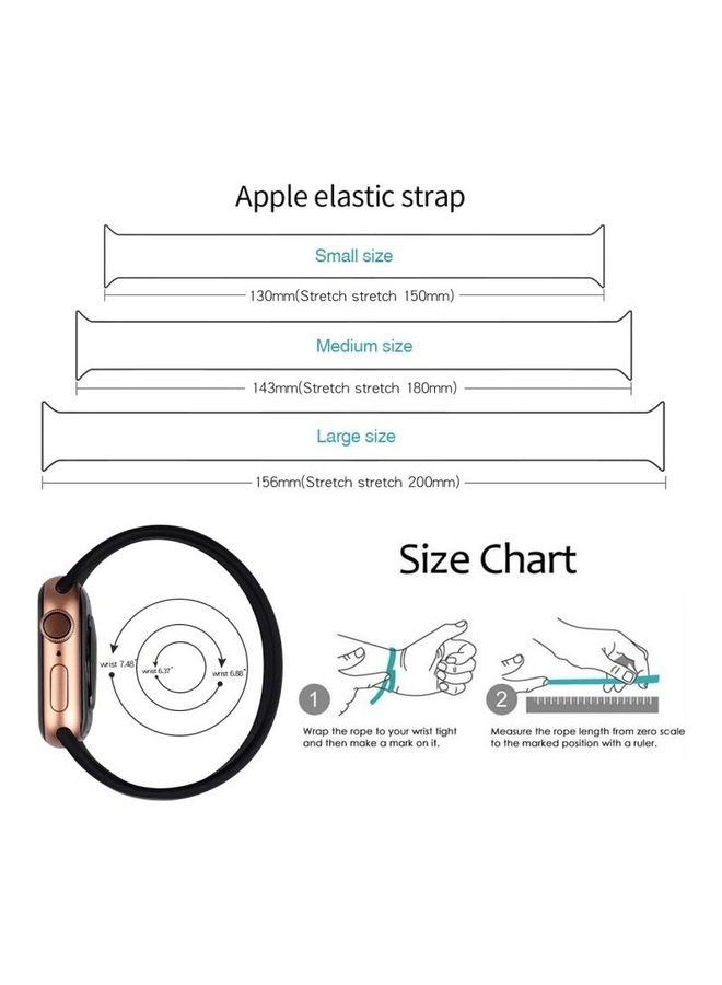 HuHa - Replacement Watchband For Apple Watch Series 7 41mm/6 & Se & 5 & 4 40mm/3 & 2 & 1 38mm Grey - Image 1