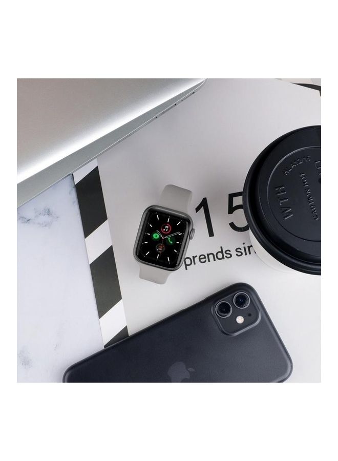 HuHa - Replacement Watchband For Apple Watch Series 7 41mm/6 & Se & 5 & 4 40mm/3 & 2 & 1 38mm Grey - Image 1