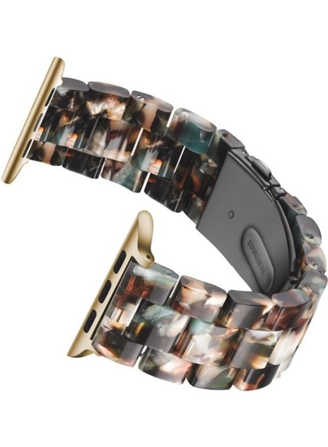 HuHa Ethnic Replacement Watchband For Apple Watch 1/2/3/4/5 38-40mm Multicolour - Image 3