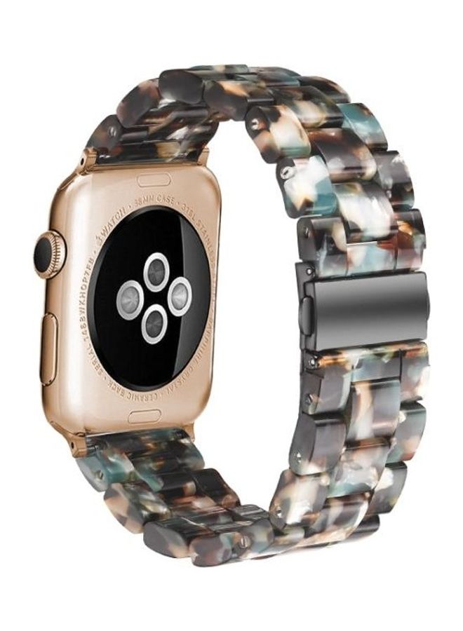 HuHa Ethnic Replacement Watchband For Apple Watch 1/2/3/4/5 38-40mm Multicolour - Image 5