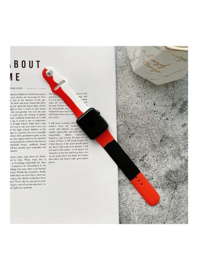 بي إس إن إل حزام سيليكون بديل 42mm/44mm/45mm/49mm أسود إصدار يونيتي الرياضي لساعات آبل سيريس 1/2/3/4/5/6/7/8/SE - Image 2