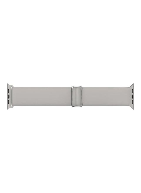 Replacement Watchband For Apple Watch Series 7 45mm/6 & Se & 5 & 4 44mm/3 & 2 & 1 42mm Grey