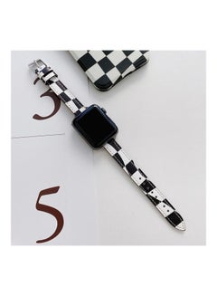 Ethnic Replacement Watchband for Apple Watch Series 1/2/3/4/5/6/7/SE 42/44/45mm Black
