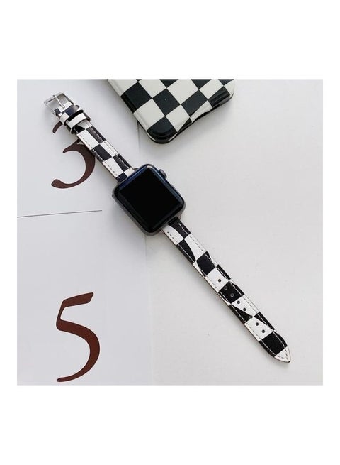 Ethnic Replacement Watchband for Apple Watch Series 1/2/3/4/5/6/7/SE 42/44/45mm Black