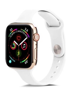 Replacement Wrist Strap Watchband For Apple Watch Series 5/4 40mm & 3/2/1 38mm White