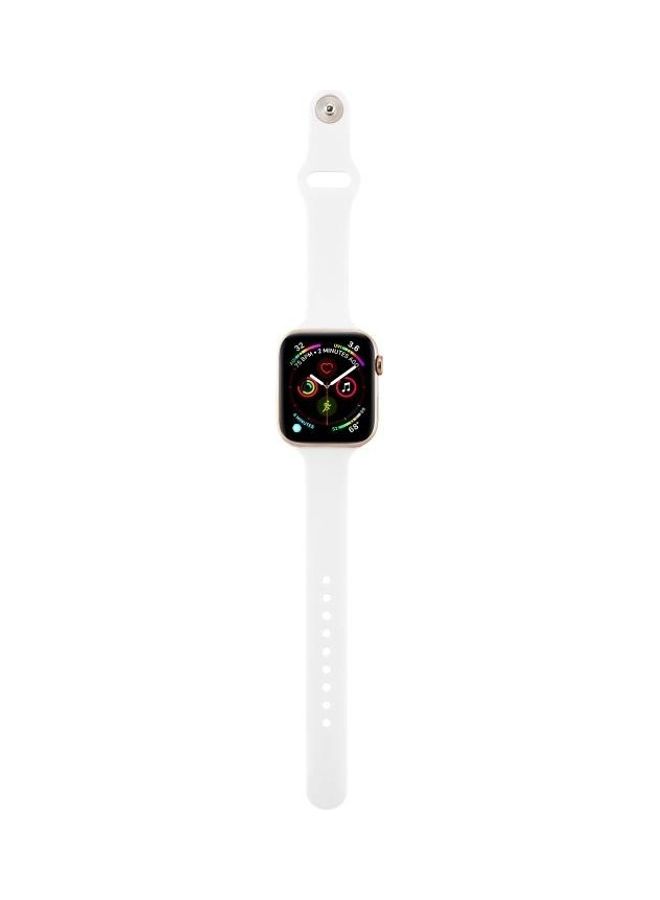 HuHa - Replacement Wrist Strap Watchband For Apple Watch Series 5/4 40mm & 3/2/1 38mm White - Image 1