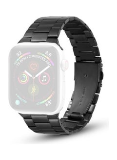 Ethnic Replacement Watchband for Apple Watch Series 1/2/3/4/5/6/7/SE 42/44/45mm Black