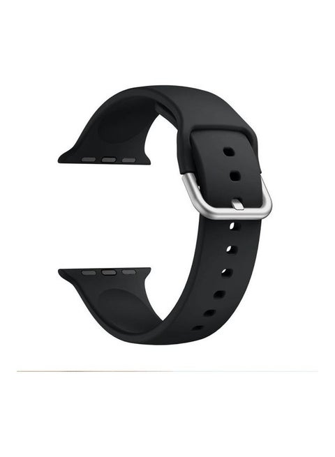 Ethnic Replacement Watchband for Apple Watch Series 1/2/3/4/5/6/7/SE 42/44/45mm Black
