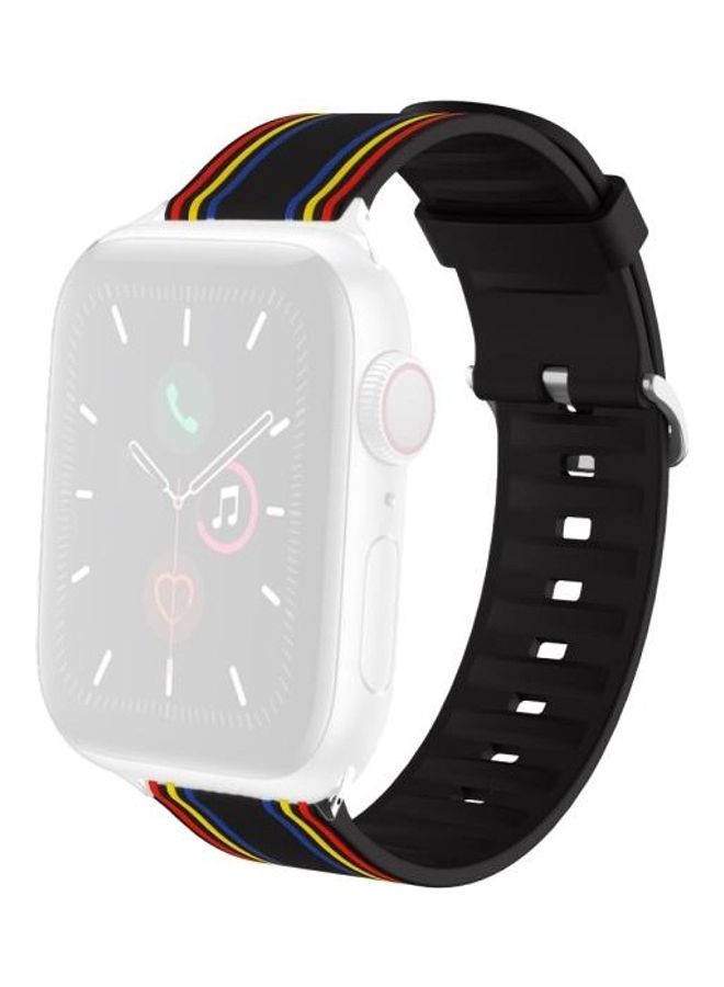 HuHa Silicone Replaceable Watch Strap For Apple Watch Series 7/6/SE/5/4/3/2/1 41/40/38mm Multicolour - Image 1
