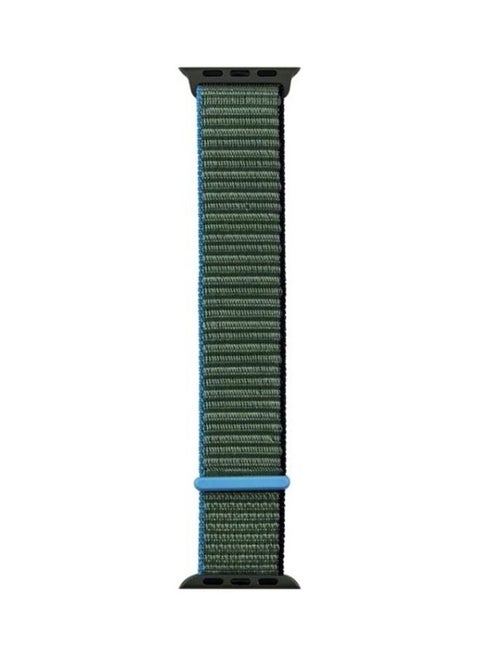 Replacement Watch Band For Apple Watch Series 7 45mm/6 & SE & 5 & 4 44mm/3 & 2 & 1 42mm Dark Olive Green