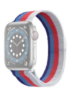 Rainbow Milanese Replacement Strap Watchband For Apple Watch Series 7/6/SE/5/4/3/2/1 41/40/38mm Multicolour