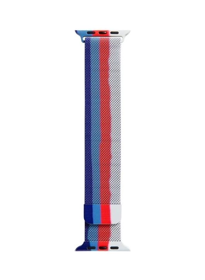 HuHa - Rainbow Milanese Replacement Strap Watchband For Apple Watch Series 7/6/SE/5/4/3/2/1 41/40/38mm Multicolour - Image 1