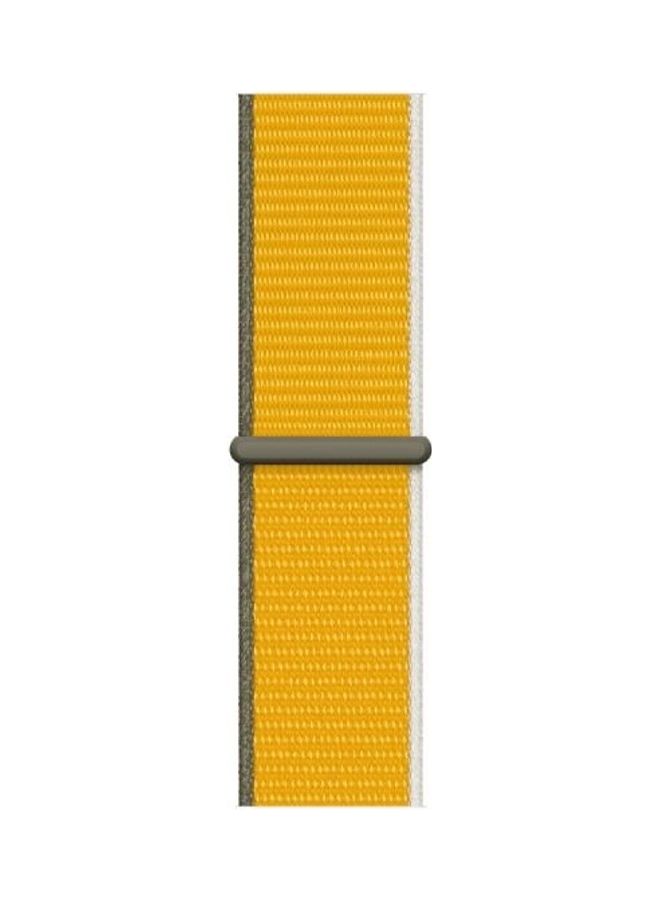 HuHa Loop Type Sport Replacement Strap Watchband For Apple Watch Series 7 45mm/6 & SE & 5 & 4 44mm/3 & 2 & 1 42mm Sunflower - Image 3