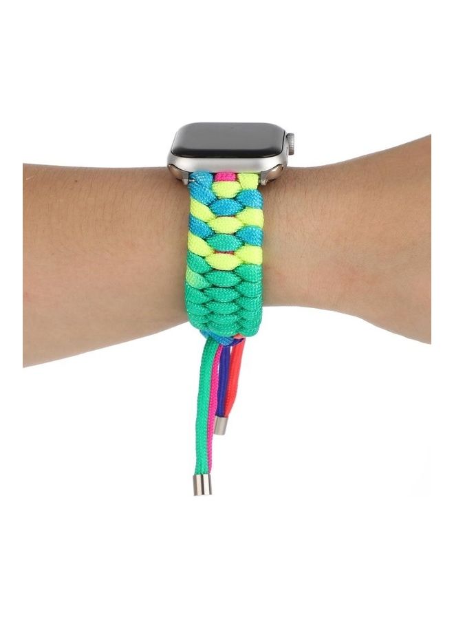 HuHa Ethnic Replacement Watchband For Apple Watch Series 1/2/3/4/5/6/7/SE 42/44/45mm Multicolour - Image 5