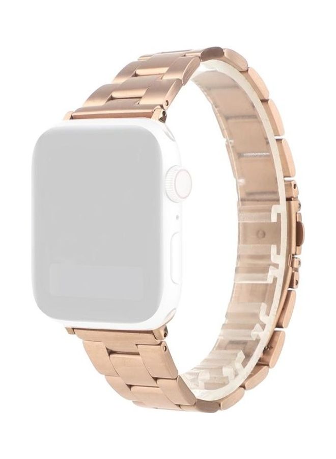 HuHa Watchband For Apple Watch Series 7 6 & SE & 5 & 4 3 & 2 & 1 Rose Gold - Image 1