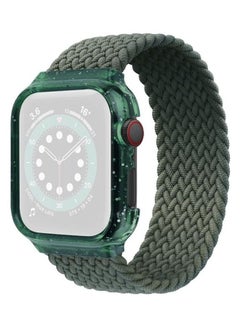 Replacement Watch Band For Apple Watch Series 7  41mm/& 6 & SE & 5 & 4 40mm Dark Olive Green