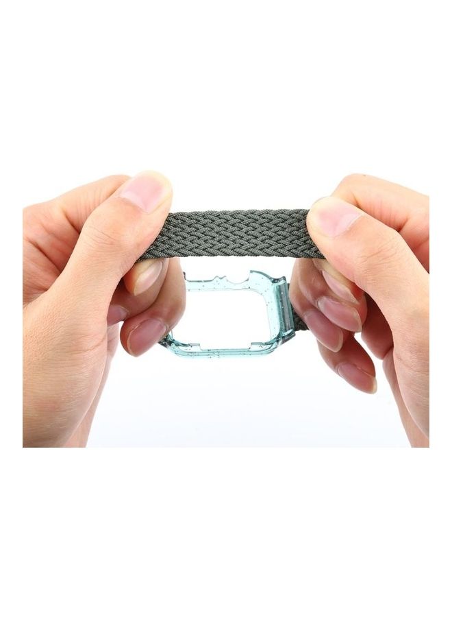 HuHa - Replacement Watch Band For Apple Watch Series 7  41mm/& 6 & SE & 5 & 4 40mm Dark Olive Green - Image 1