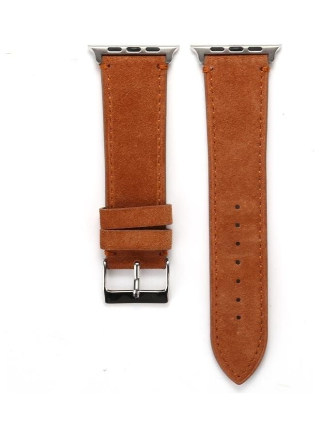 HuHa Ethnic Replacement Watchband For Apple Watch Series 1/2/3/4/5/6/7/SE 42-44-45mm Brown - Image 2