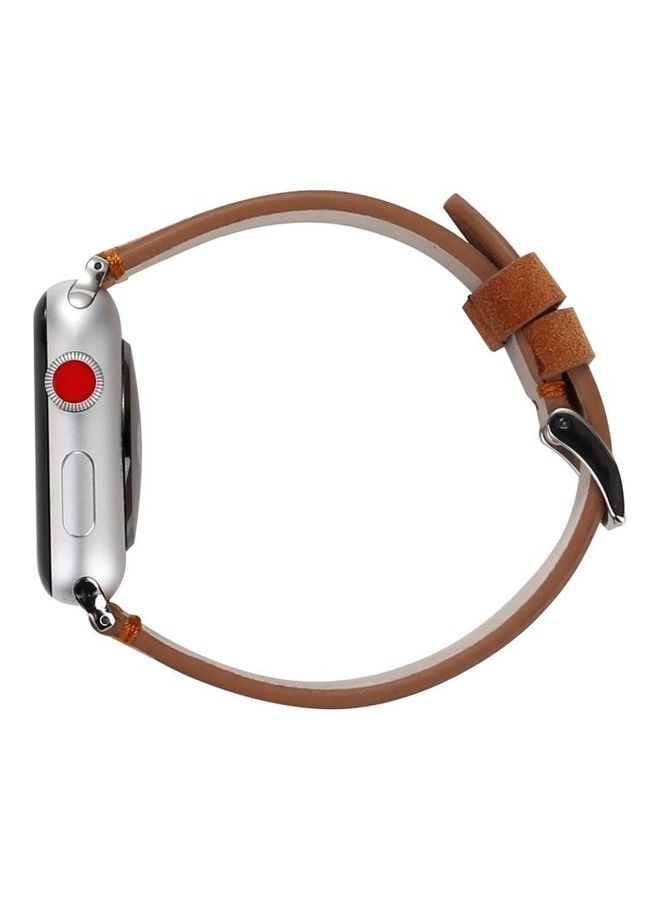 HuHa Ethnic Replacement Watchband For Apple Watch Series 1/2/3/4/5/6/7/SE 42-44-45mm Brown - Image 4