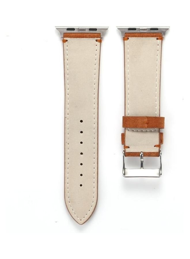 HuHa Ethnic Replacement Watchband For Apple Watch Series 1/2/3/4/5/6/7/SE 42-44-45mm Brown - Image 3