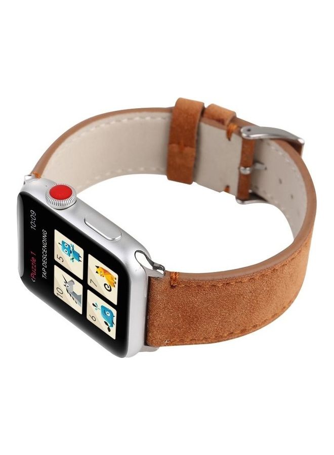 HuHa Ethnic Replacement Watchband For Apple Watch Series 1/2/3/4/5/6/7/SE 42-44-45mm Brown - Image 5