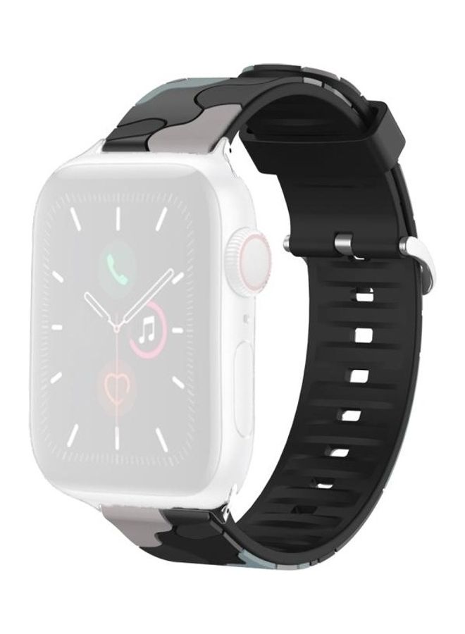 HuHa - Silicone Replaceable Watch Strap For Apple Watch Series 7/6/SE/5/4/3/2/1 41/40/38mm Multicolour - Image 1