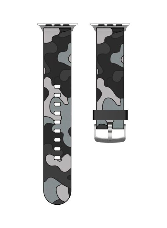 HuHa - Silicone Replaceable Watch Strap For Apple Watch Series 7/6/SE/5/4/3/2/1 41/40/38mm Multicolour - Image 1
