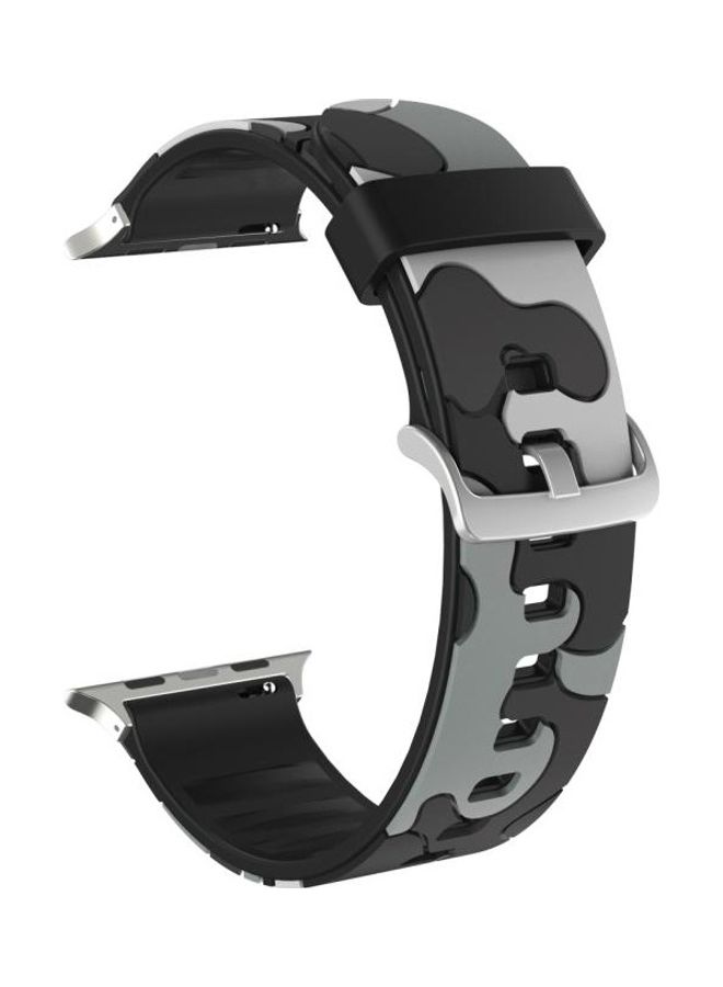 HuHa - Silicone Replaceable Watch Strap For Apple Watch Series 7/6/SE/5/4/3/2/1 41/40/38mm Multicolour - Image 1