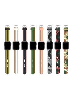 HuHa Silicone Replaceable Watch Strap For Apple Watch Series 7/6/SE/5/4/3/2/1 41/40/38mm Multicolour  - Image 5