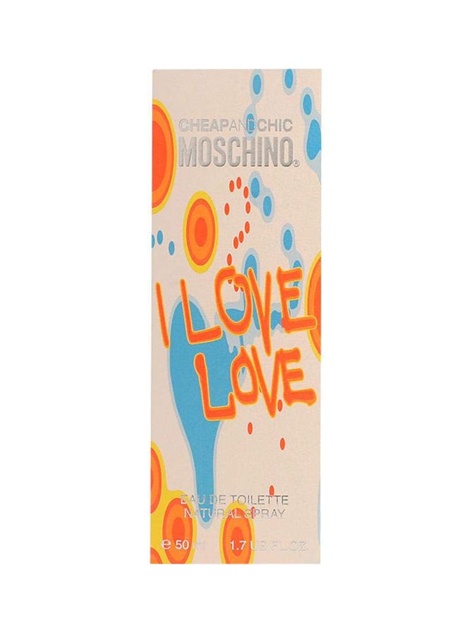 MOSCHINO - Cheap And Chic I Love EDT 50ml - Image 1