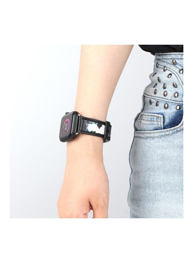 HuHa Ethnic Replacement Watchband For Apple Watch Series 1/2/3/4/5/6/7/SE 38/40/41mm Multicolour - Image 5