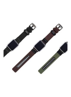 HuHa Nylon Watchband For Apple Watch Series 7/6/SE/5/4/3/2/1 45/44/42mm Black  - Image 5